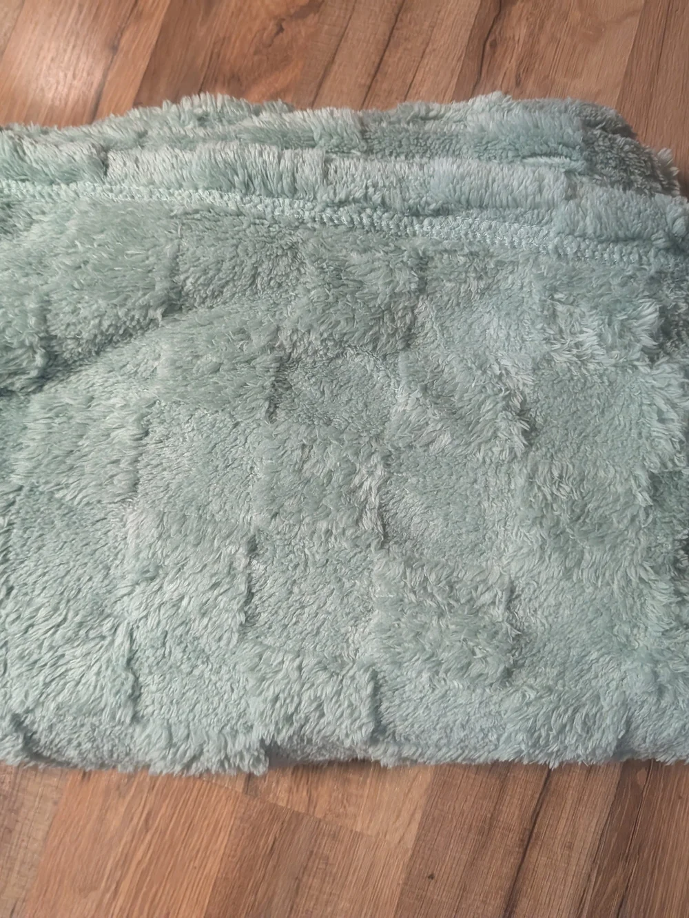 Source Unknown Plush Throw Blanket - Light Mint